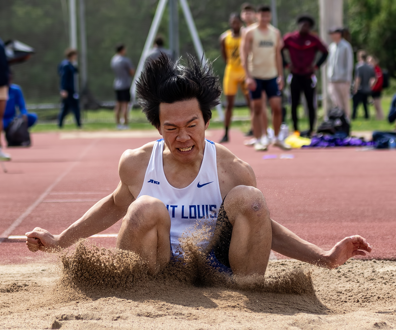 Long Jump Landing by Frederick Emch (Group 3)